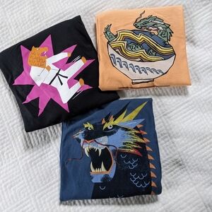 Boys Tea Collection T Shirt Tops Long Sleeve 16 Bundle Lot Shirts Dragon Karate